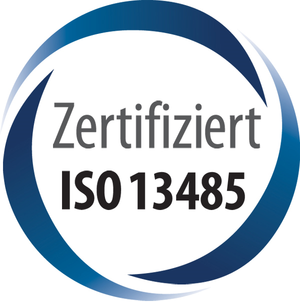 Wir sind ISO 13485 zertifiziert