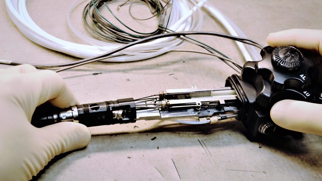 Endoskop Reparatur im Detail bei Endomedical